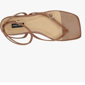 Nine West Brown Strappy Sandals